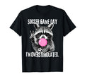 Funny Racoon Soccer Mom Game Day Soccer T-Shirt - Trendy Graphic Unisex - T-Shirt, Sweatshirt, Hoodie