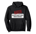 Brother Volleyball Soccer Softball Hoodie - Graphic Print Unisex - T-Shirt, Sweatshirt, Hoodie