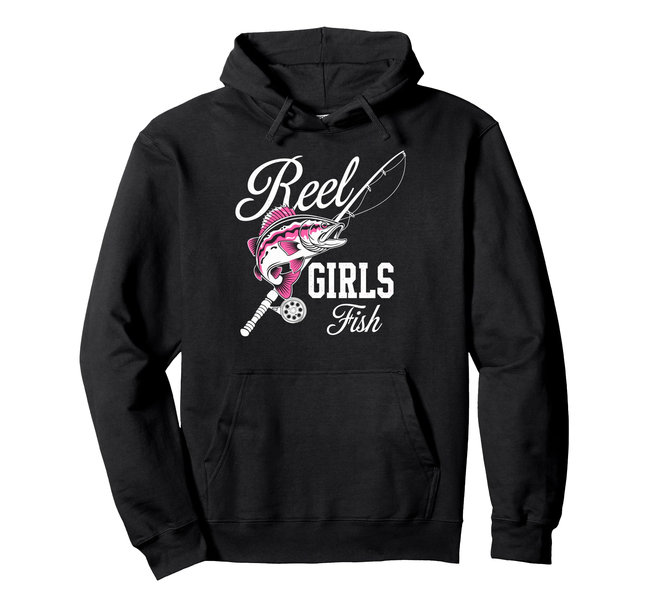 Reel Fish Fisher Mom Bass Fishing Fish Hoodie - Aesthetic Graphic Unisex - T-Shirt, Sweatshirt, Hoodie