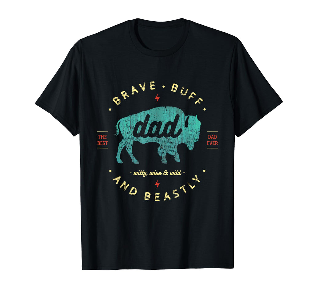 Mens Fathers Day Gift Dad Buffalo Bison T-Shirt - Aesthetic Graphic Unisex - T-Shirt, Sweatshirt, Hoodie