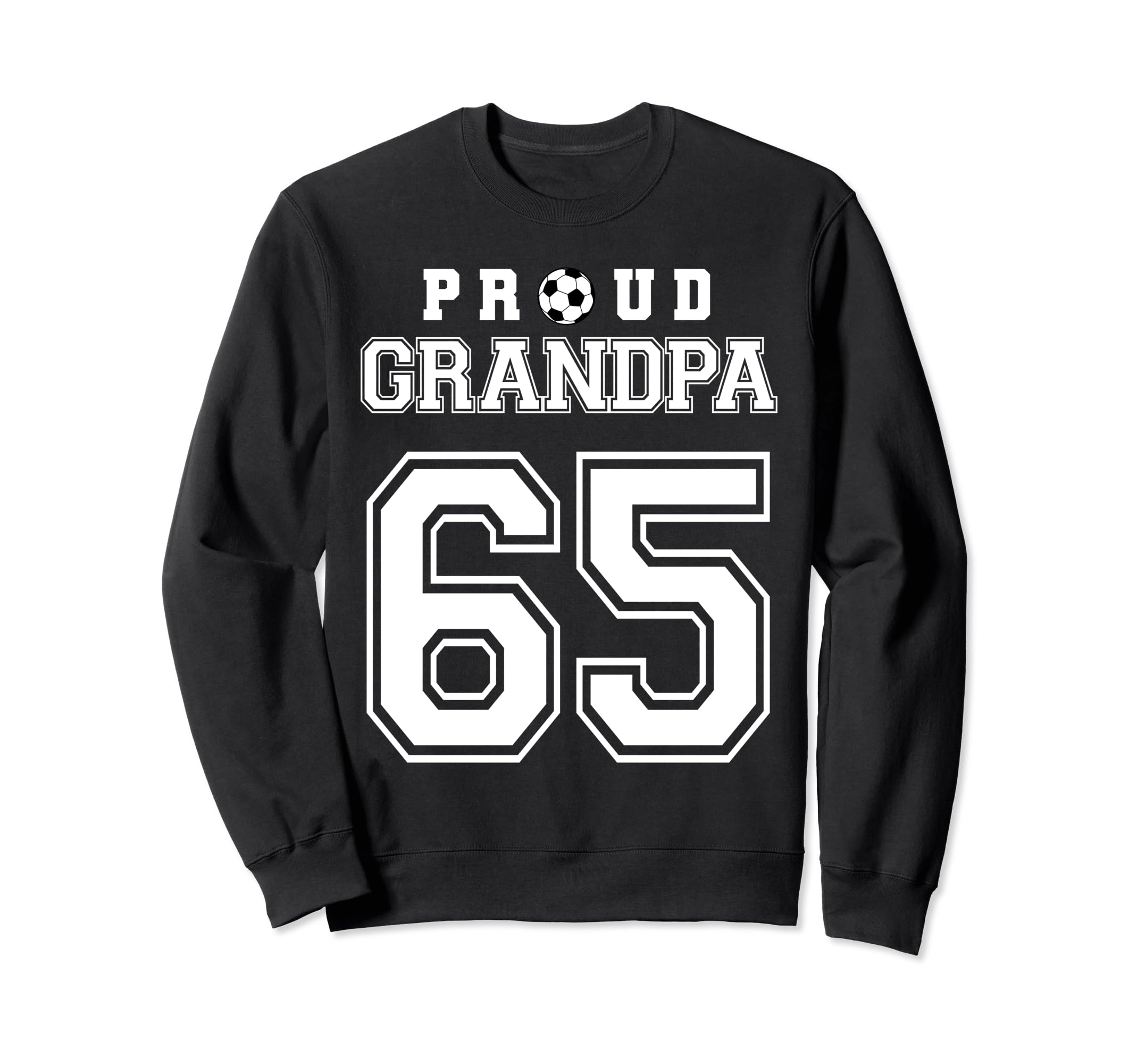 Number 65 Custom Proud Soccer Futbol Sweatshirt - Trendy Graphic Unisex - T-Shirt, Sweatshirt, Hoodie
