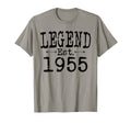 Legend Established 1955 Born 1955 T-Shirt - Fun Novelty Design for Adults - T-Shirt, Sweatshirt, Hoodie