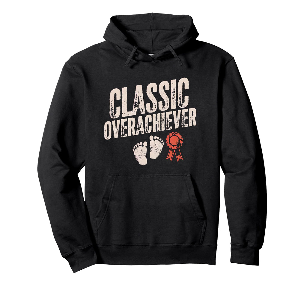 Overachiever Twin Dad Hoodie - Casual Everyday Wear for Adults - T-Shirt, Sweatshirt, Hoodie