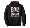 Floral Twins Father Funny Dad Twins Hoodie - Custom Art Print Unisex - T-Shirt, Sweatshirt, Hoodie
