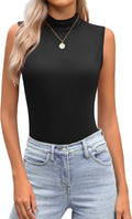 Womens Mock Turtleneck Tank Tops 2026 Slim Fitted - Adult & Kids T-Shirts, Sweatshirts & Hoodies apparel design preview 1