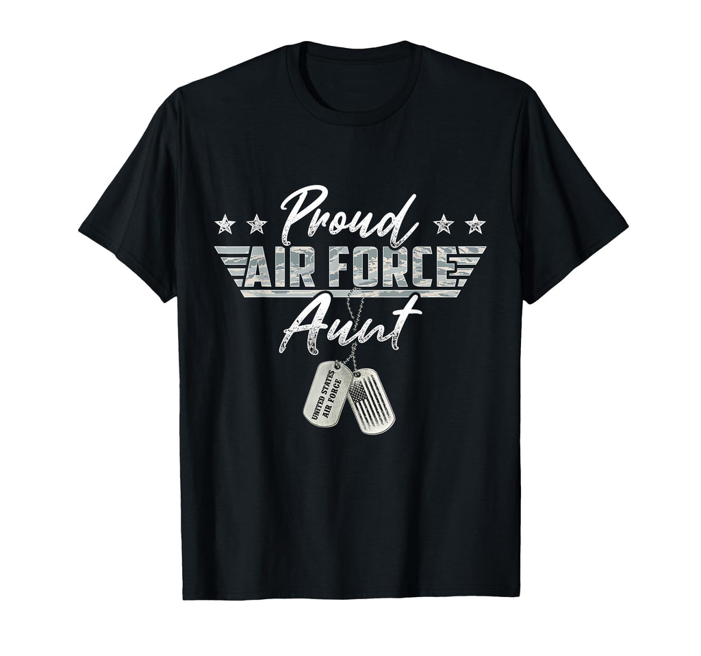 Proud Air Force Aunt Military Us T-Shirt - Aesthetic Graphic for Adults - T-Shirt, Sweatshirt, Hoodie