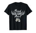 Proud Air Force Aunt Military Us T-Shirt - Aesthetic Graphic for Adults - T-Shirt, Sweatshirt, Hoodie