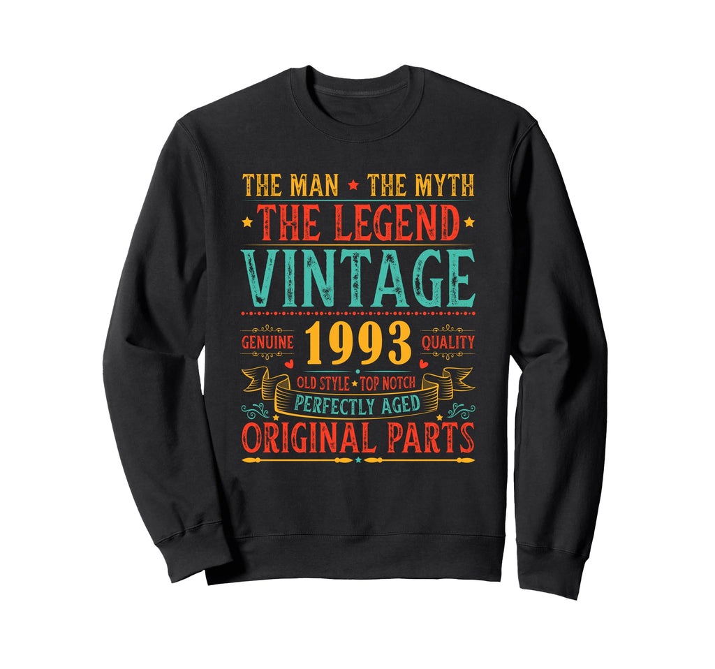 1993 T Shirts Funny 1993 Birthday Sweatshirt - Custom Art Print Men Women - T-Shirt, Sweatshirt, Hoodie