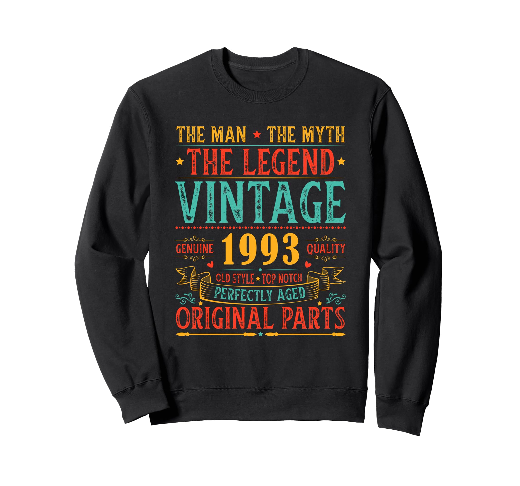 1993 T Shirts Funny 1993 Birthday Sweatshirt - Custom Art Print Men Women - T-Shirt, Sweatshirt, Hoodie