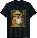 Funny Toy Poodle Drinking Coffee - Adult & Kids T-Shirts, Sweatshirts & Hoodies apparel design preview 1