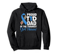 Proud T1D Dad Toughest I Know Hoodie - Novelty Apparel Men Women - T-Shirt, Sweatshirt, Hoodie