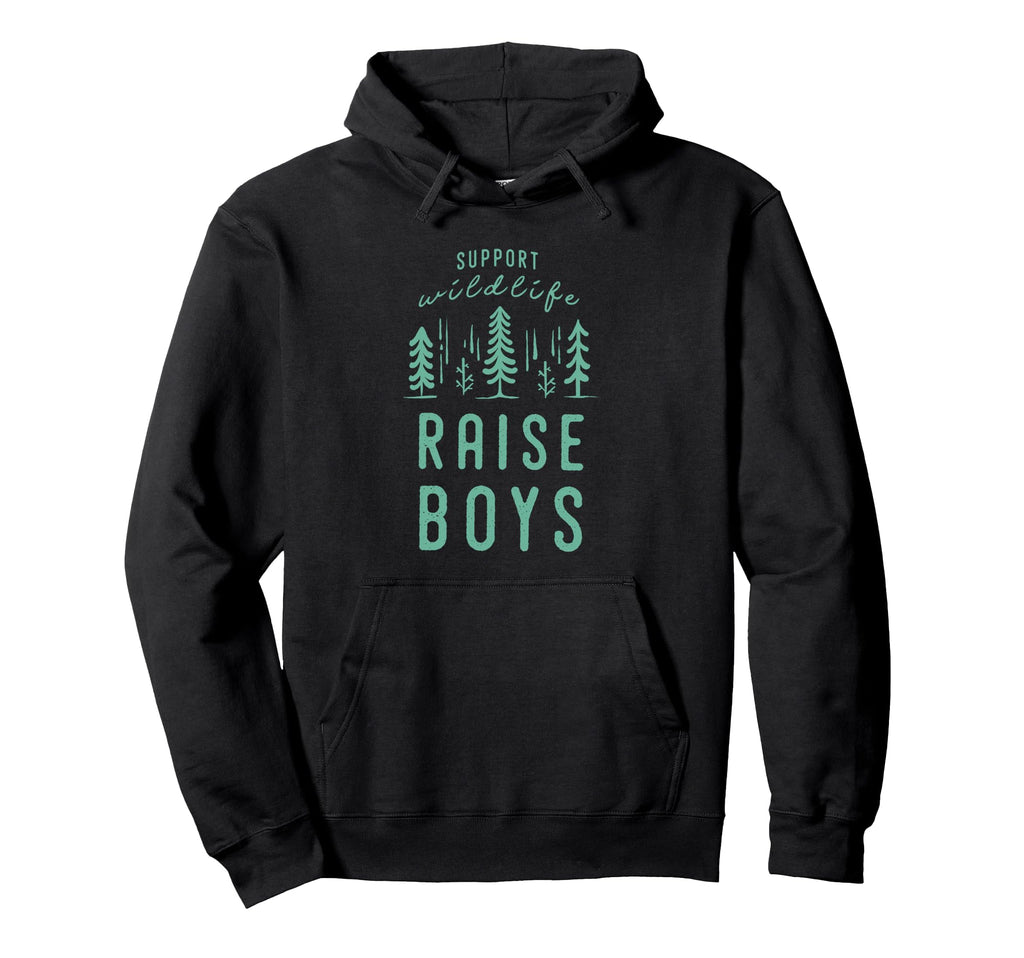 Support Wildlife Raise Funny Mom Dad Hoodie - Streetwear Style Men Women - T-Shirt, Sweatshirt, Hoodie