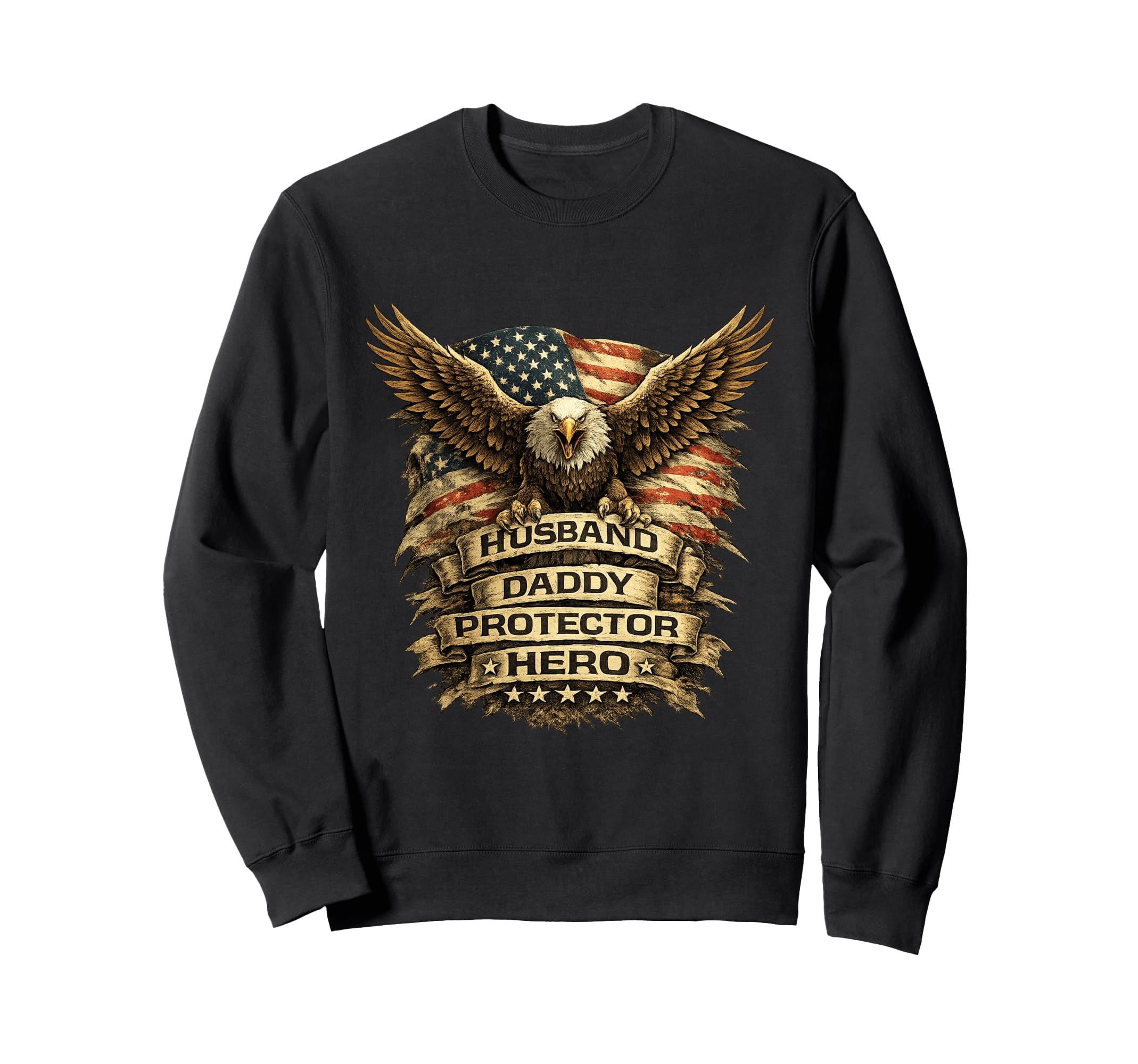 Husband Daddy Protector Hero Sweatshirt - Unique Graphic for Adults - T-Shirt, Sweatshirt, Hoodie