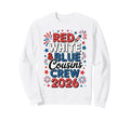 Red White And Blue Cousin Crew 2026 Sweatshirt - Unique Graphic Men Women - T-Shirt, Sweatshirt, Hoodie