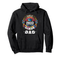 Proud Dad Class 2033 Graduate 2033 Senior Hoodie - Graphic Print Unisex - T-Shirt, Sweatshirt, Hoodie