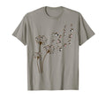 Dandelion Corgi T-Shirt - Minimalist Print Men Women - T-Shirt, Sweatshirt, Hoodie