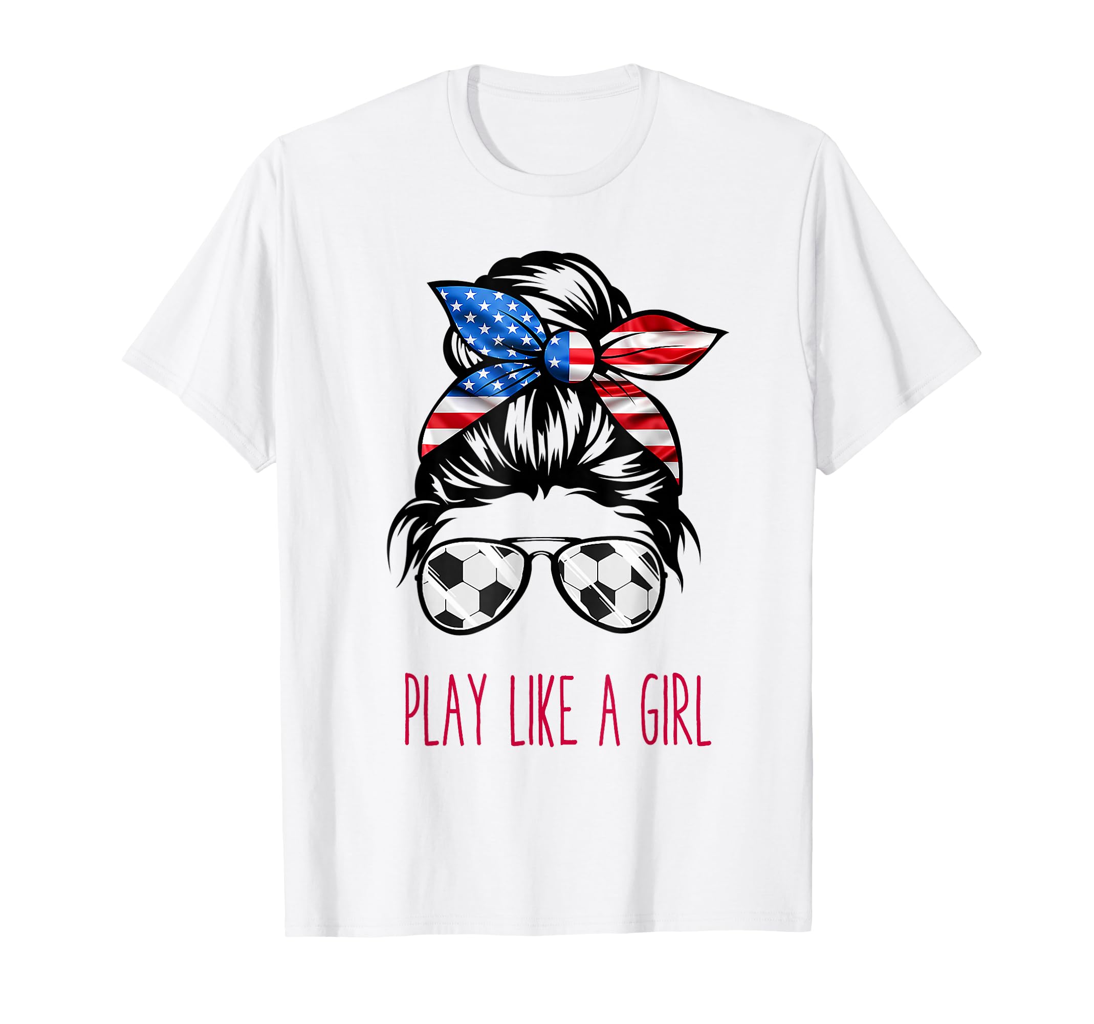 Play Like Usa Soccer Funny T-Shirt - Minimalist Print Men Women - T-Shirt, Sweatshirt, Hoodie