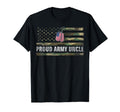 American Flag Proud Army Uncle T-Shirt - Custom Art Print Men Women - T-Shirt, Sweatshirt, Hoodie