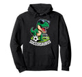 Soccersaurus Dinosaur T Rex Soccer Hoodie - Casual Everyday Wear Men Women - T-Shirt, Sweatshirt, Hoodie
