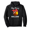 Busy Raising Ballers Funny Softball Hoodie - Unique Graphic for Adults - T-Shirt, Sweatshirt, Hoodie