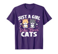 Just Who Loves Cats Cat Owner Animal T-Shirt - Novelty Apparel for Adults - T-Shirt, Sweatshirt, Hoodie