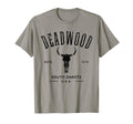 Deadwood South Dakota Usa Distressed T-Shirt - Custom Art Print Men Women - T-Shirt, Sweatshirt, Hoodie