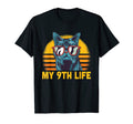 My 9Th Life Cat Lover Birthday Kitten T-Shirt - Minimalist Print Unisex - T-Shirt, Sweatshirt, Hoodie