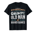 Grumpy Old Board Games Funny Dad Gifts T-Shirt - Custom Art Print Men Women - T-Shirt, Sweatshirt, Hoodie