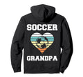 Soccer Grandpa Family Matching Sport Hoodie - Trendy Graphic for Adults - T-Shirt, Sweatshirt, Hoodie