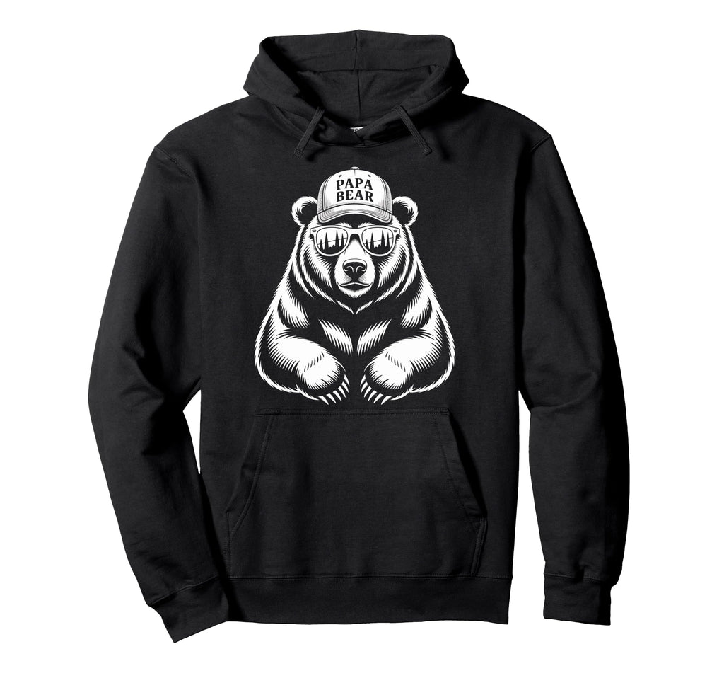 Papa Bear Wilderness Dad Hoodie - Streetwear Style for Adults - T-Shirt, Sweatshirt, Hoodie