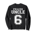 Number 6 Custom Proud Soccer Sweatshirt - Casual Everyday Wear Men Women - T-Shirt, Sweatshirt, Hoodie