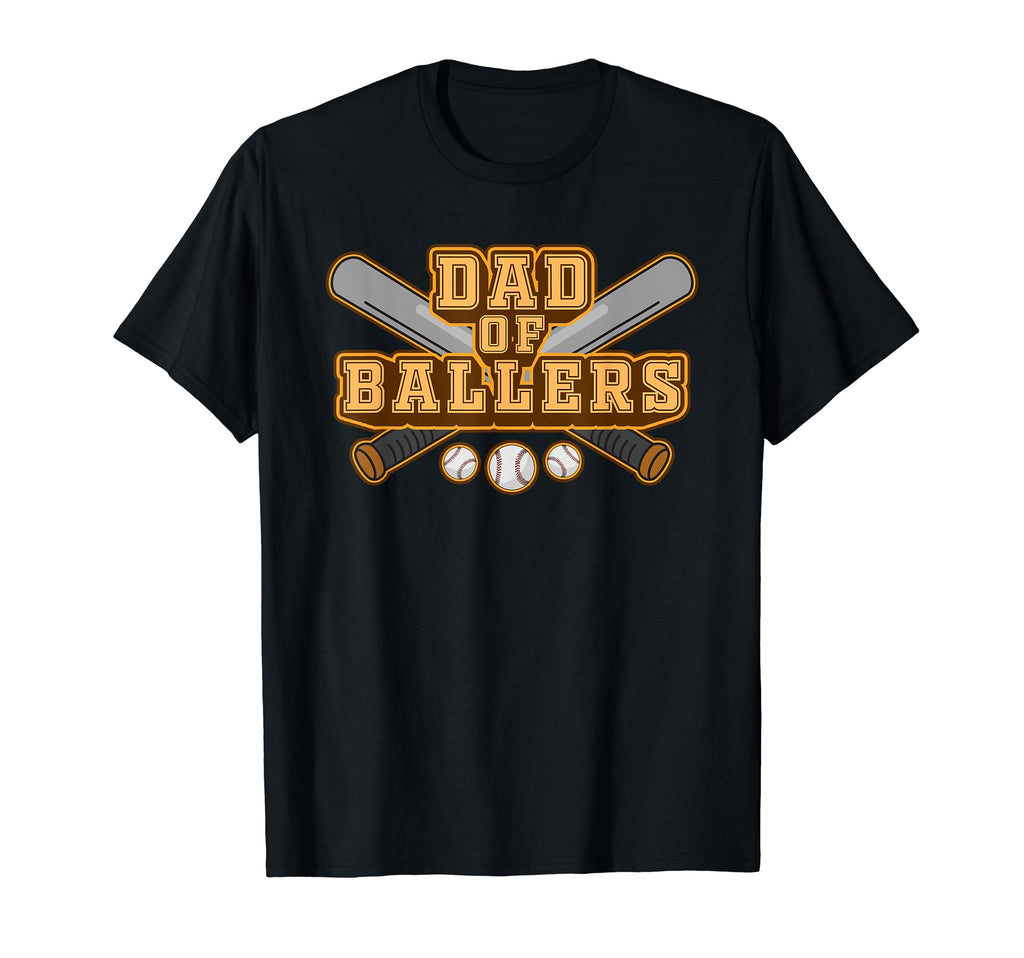 Dad Ballers Funny Baseball Softball T-Shirt - Trendy Graphic Men Women - T-Shirt, Sweatshirt, Hoodie