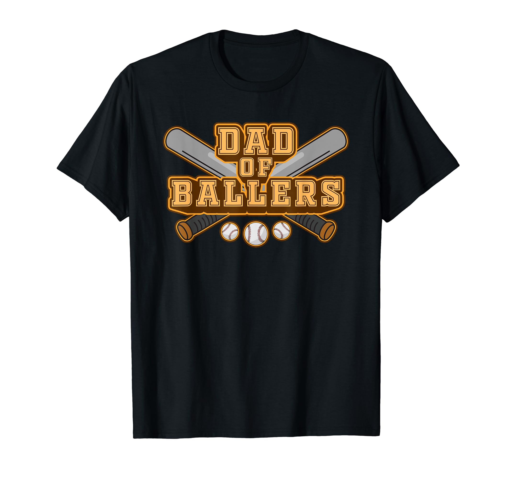 Dad Ballers Funny Baseball Softball T-Shirt - Trendy Graphic Men Women - T-Shirt, Sweatshirt, Hoodie
