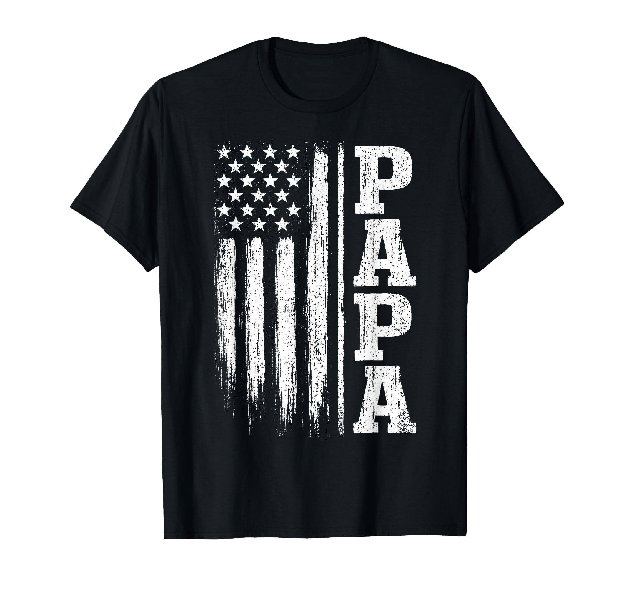 Papa American Flag Fathers Day 4Th July T-Shirt - Aesthetic Graphic Unisex - T-Shirt, Sweatshirt, Hoodie