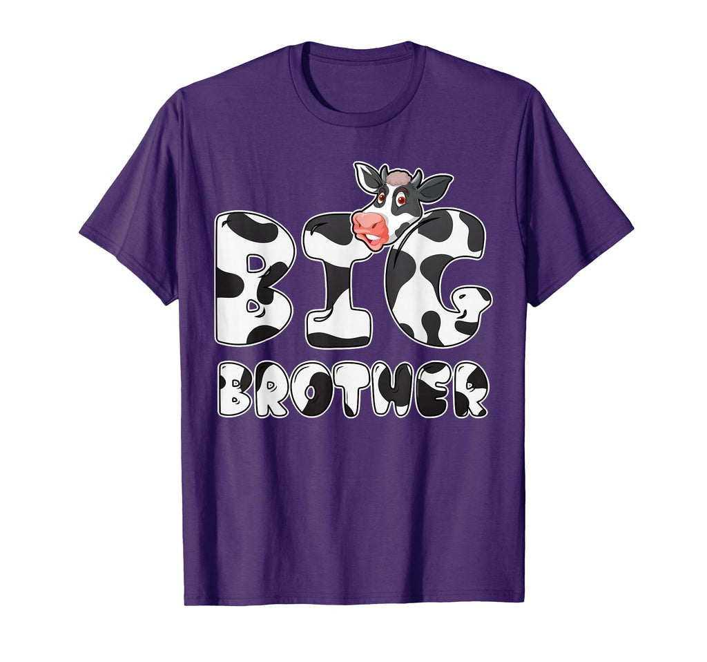 Cow Big Brother Birthday Funny Family T-Shirt - Minimalist Print Unisex - T-Shirt, Sweatshirt, Hoodie