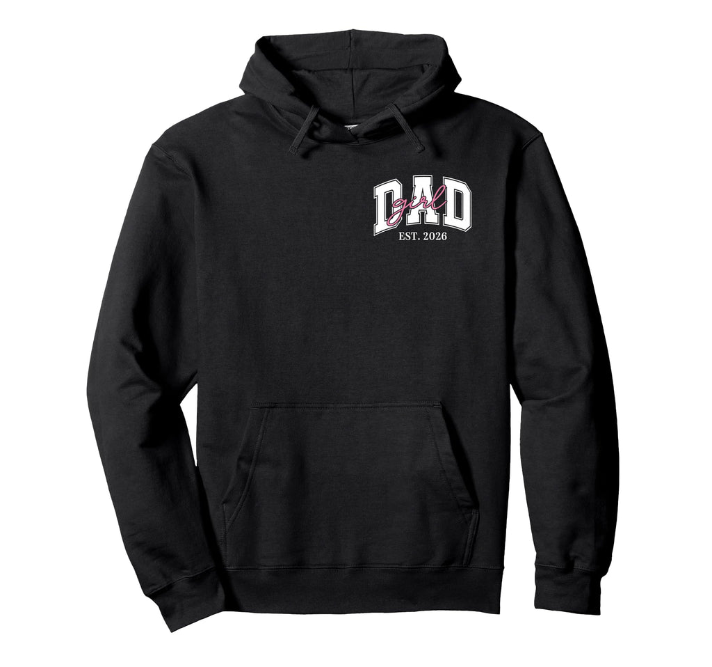Soon To Be Daddy 2026 Logo New Dad To Hoodie - Minimalist Print Men Women - T-Shirt, Sweatshirt, Hoodie