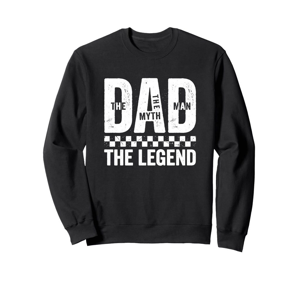 Best Dad Funny Fathers Day Proud Sweatshirt - Custom Art Print for Adults - T-Shirt, Sweatshirt, Hoodie
