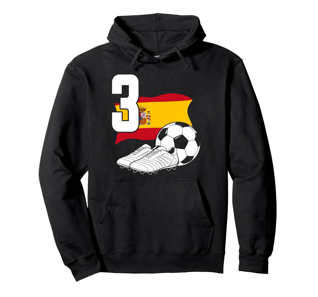 3 Soccer Birthday Gift Soccer Fan Hoodie - Trendy Graphic for Adults - T-Shirt, Sweatshirt, Hoodie