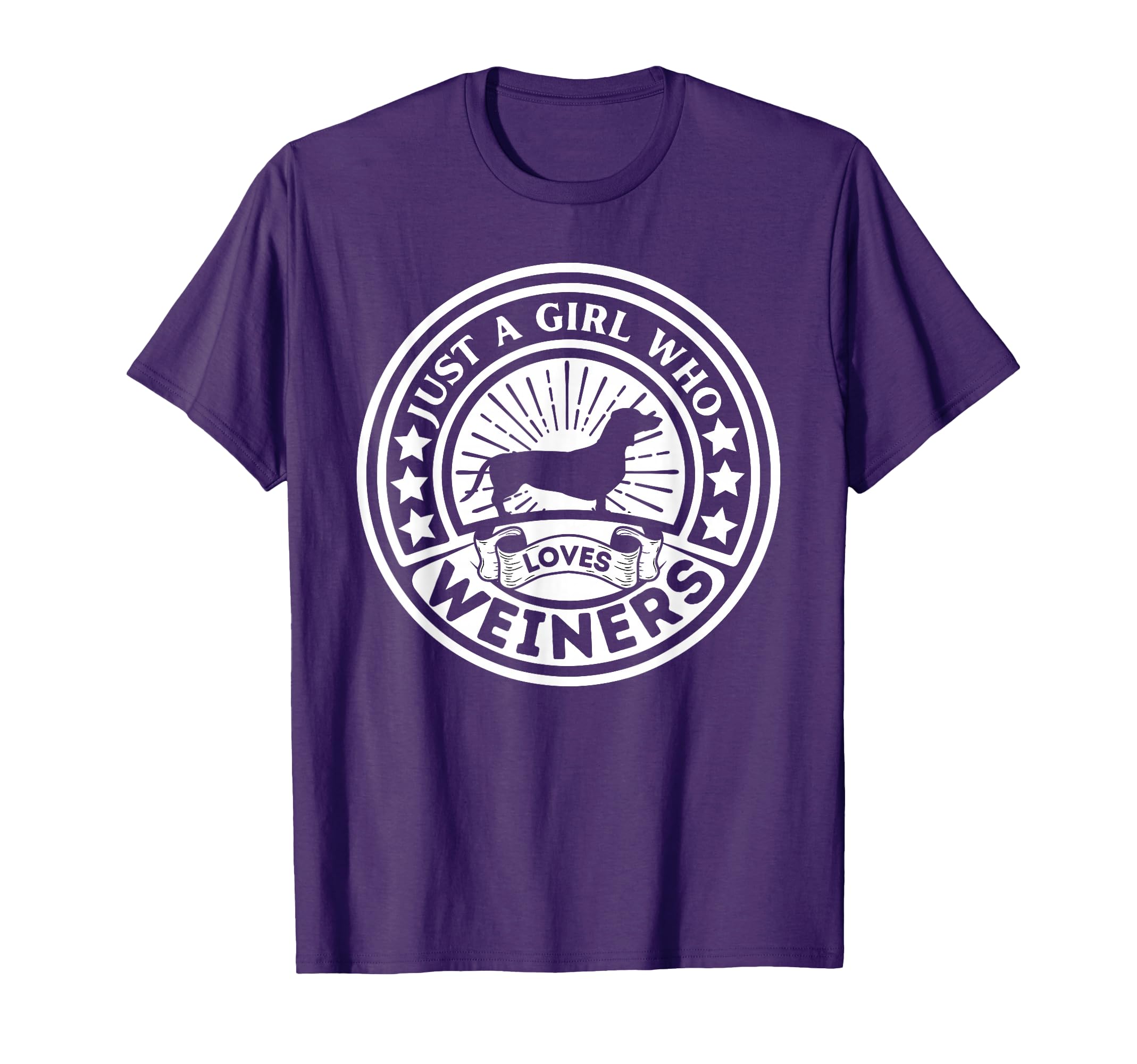 Weiner Dog Owner Just Who Loves Weiners T-Shirt - Aesthetic Graphic Unisex - T-Shirt, Sweatshirt, Hoodie