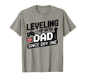 Leveling Up Dad Gamer Family Daddy Son T-Shirt - Aesthetic Graphic Unisex - T-Shirt, Sweatshirt, Hoodie
