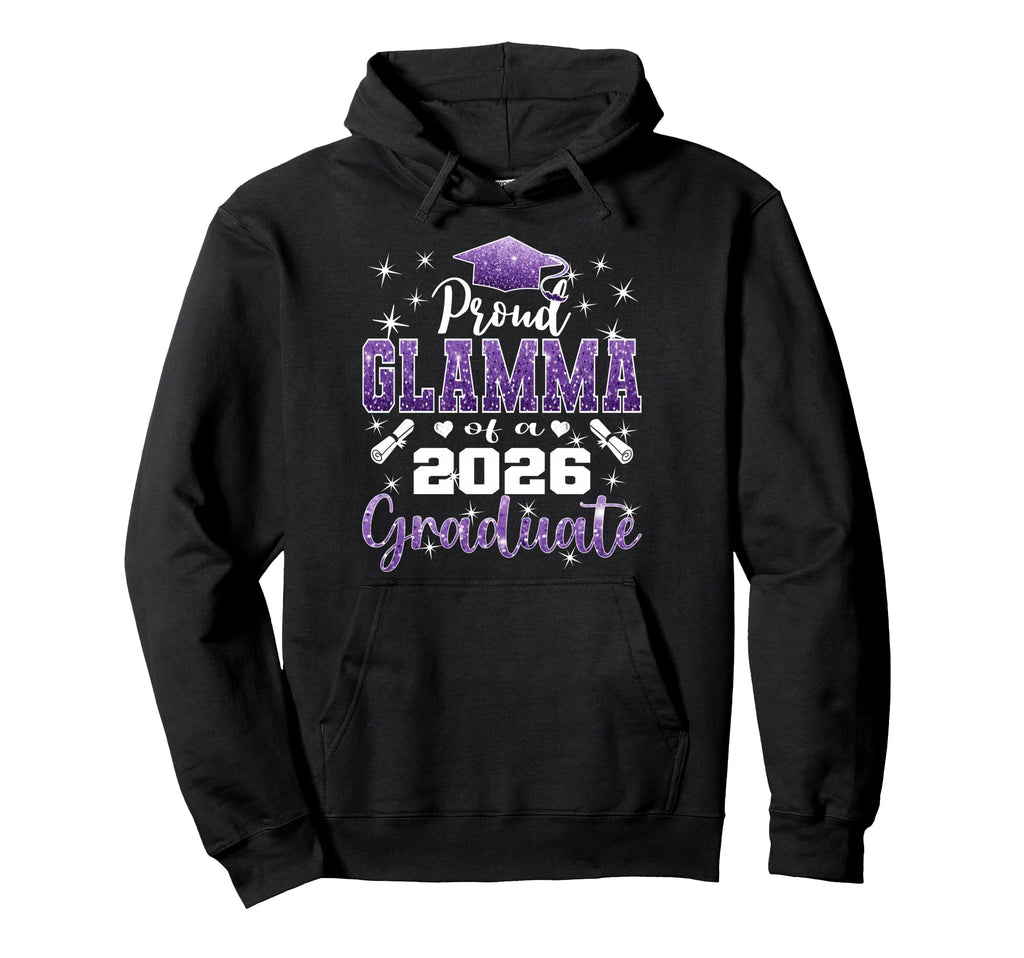 Super Proud Glamma 2026 Graduate Hoodie - Fun Novelty Design Men Women - T-Shirt, Sweatshirt, Hoodie