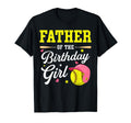 Father Birthday Softball Player Theme T-Shirt - Novelty Apparel for Adults - T-Shirt, Sweatshirt, Hoodie