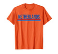 Netherlands Flag Band Nederland T-Shirt - Casual Everyday Wear for Adults - T-Shirt, Sweatshirt, Hoodie