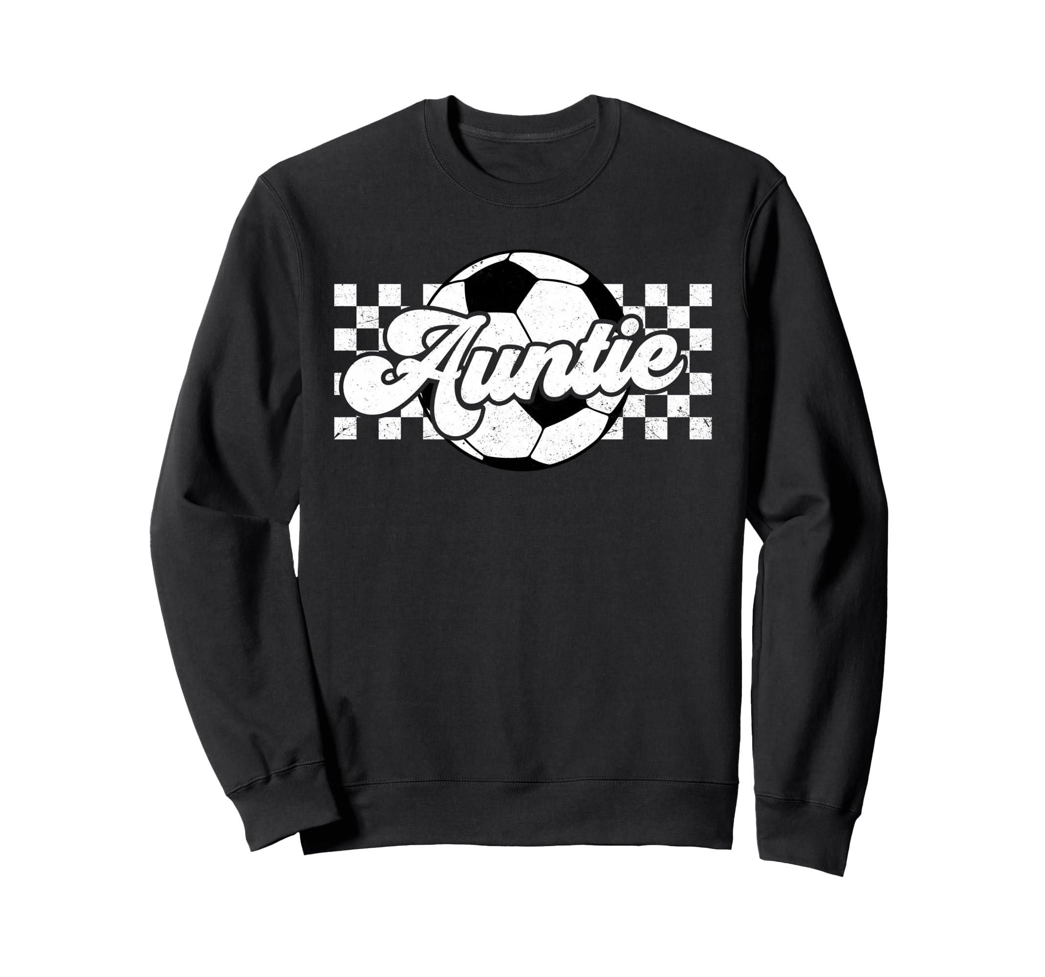 Soccer Auntie Aunt Lover Family Sweatshirt - Trendy Graphic for Adults - T-Shirt, Sweatshirt, Hoodie