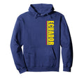 Ecuador Flag Tricolor Vertical Hoodie - Fun Novelty Design Unisex - T-Shirt, Sweatshirt, Hoodie