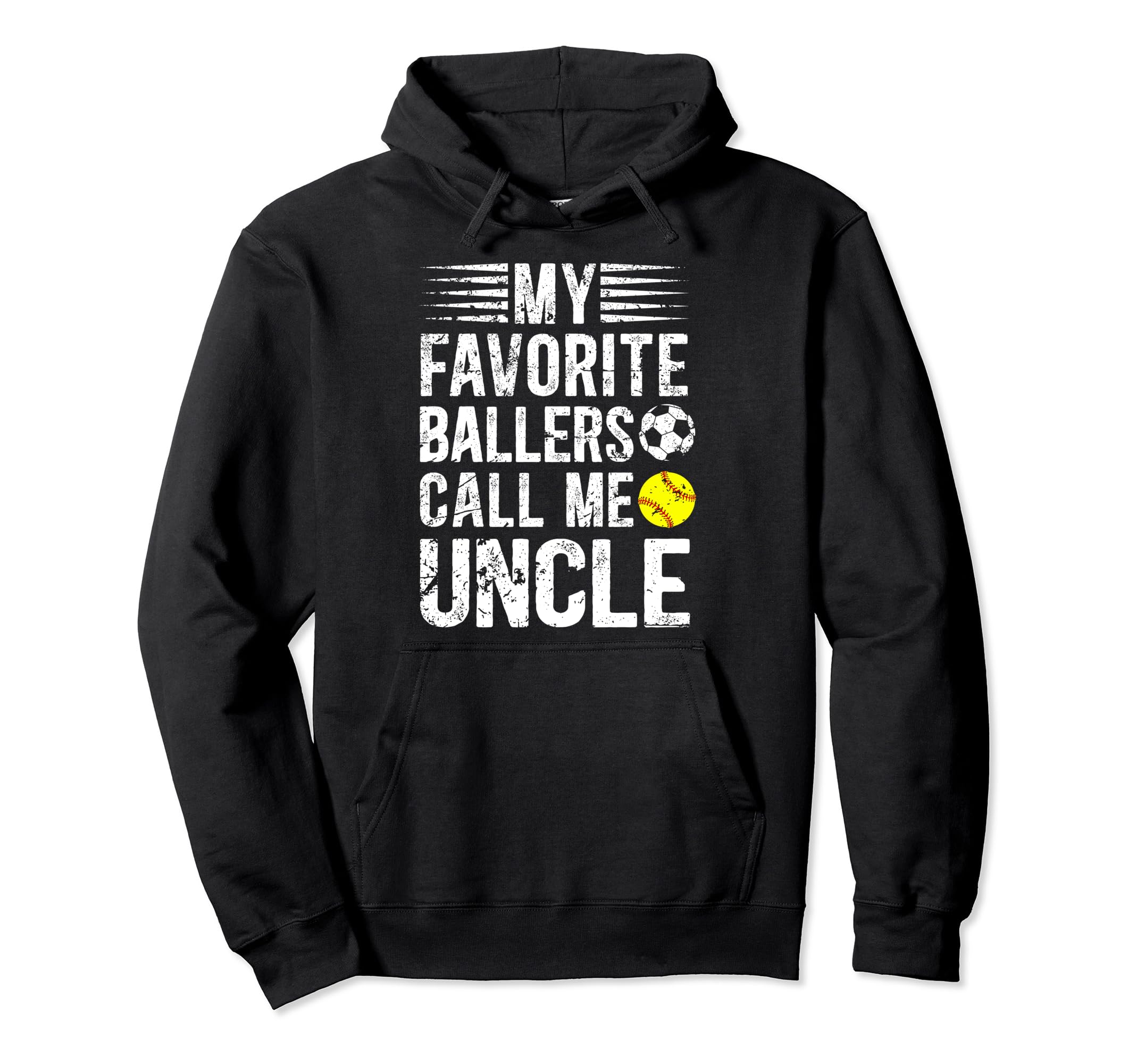 My Favorite Ballers Call Me Uncle Hoodie - Unique Graphic Men Women - T-Shirt, Sweatshirt, Hoodie