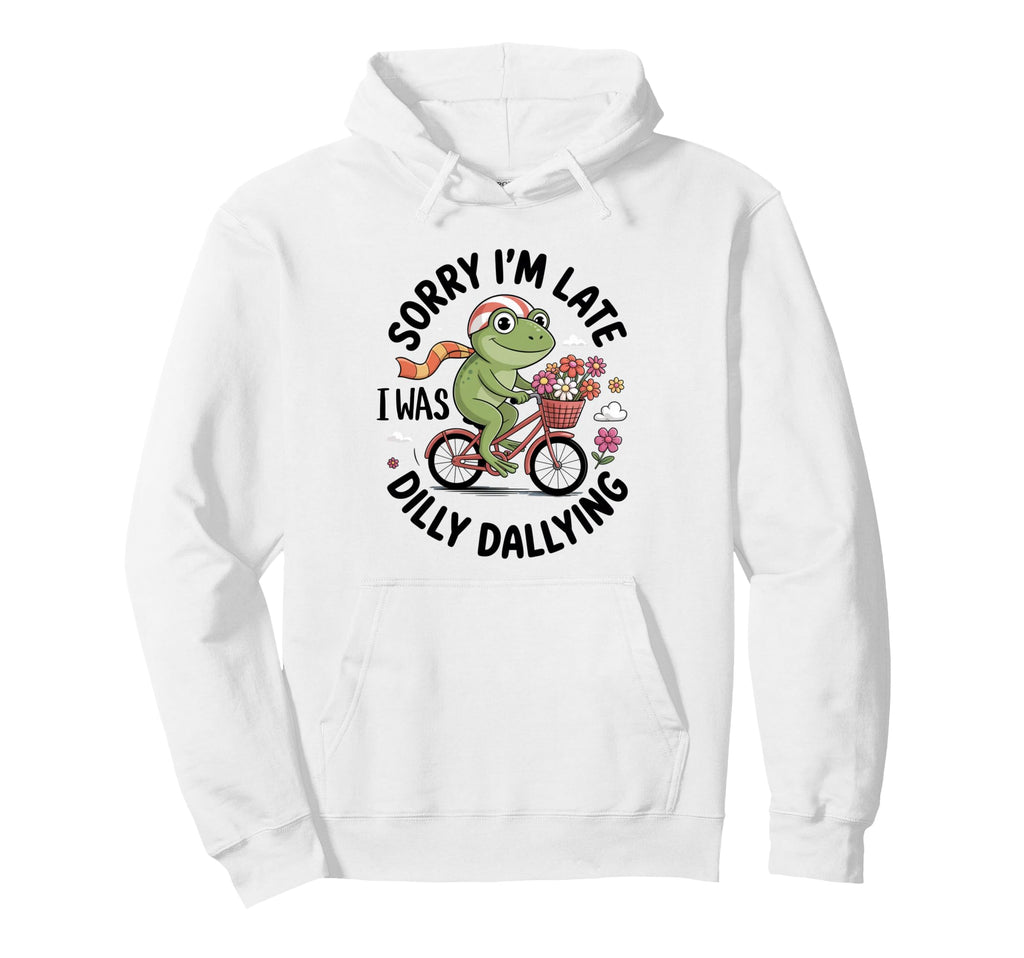 Funny Frog Cycling Cyclist Bicycle Hoodie - Aesthetic Graphic for Adults - T-Shirt, Sweatshirt, Hoodie