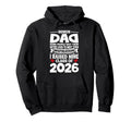 Proud Senior Dad Class 2026 Graduate Hoodie - Novelty Apparel for Adults - T-Shirt, Sweatshirt, Hoodie