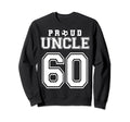 Number 60 Custom Proud Soccer Sweatshirt - Novelty Apparel for Adults - T-Shirt, Sweatshirt, Hoodie