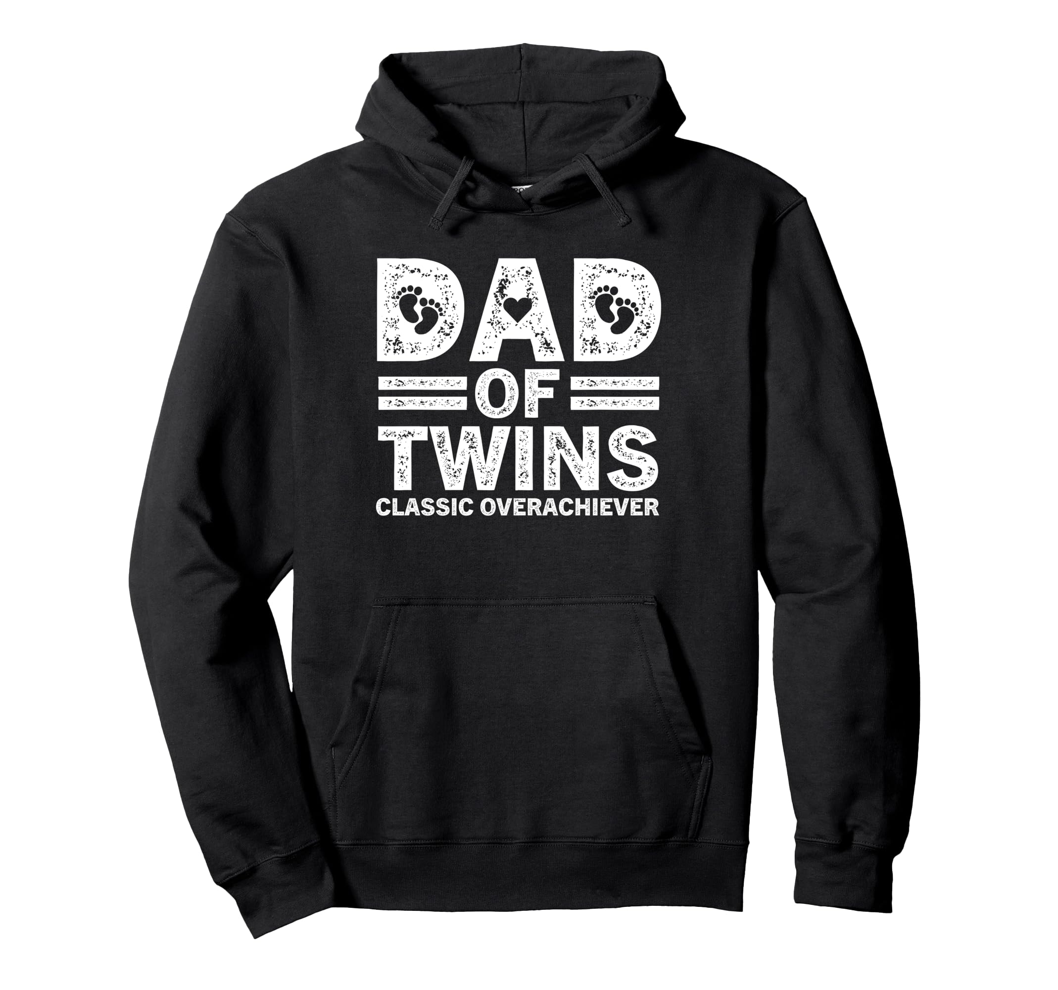 Funny Dad Twins Overachiever Twin Dad Hoodie - Unique Graphic Unisex - T-Shirt, Sweatshirt, Hoodie